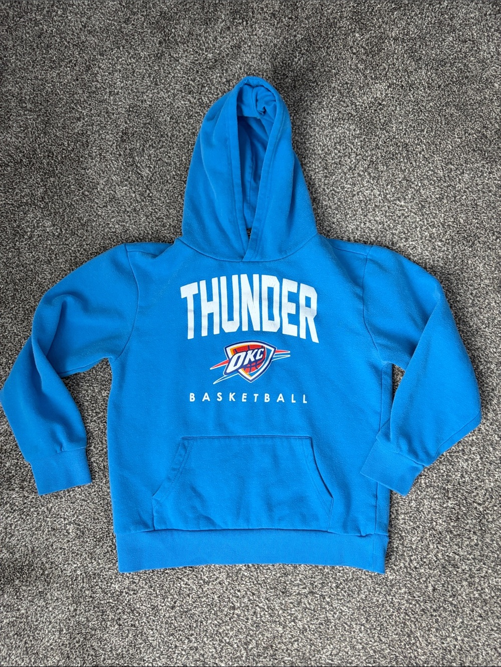 OKC Thunder Youth Blue Pullover Hoodie